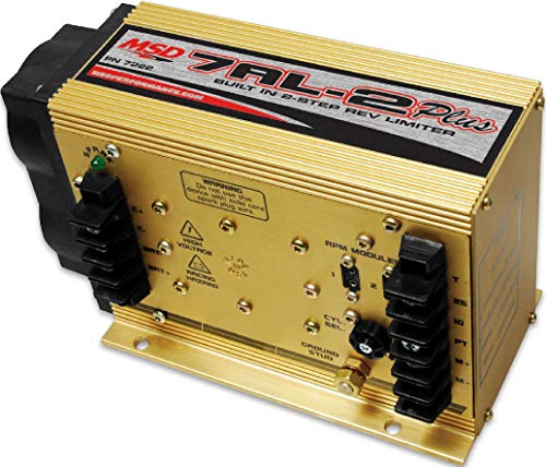 New Msd 7Al-2 Plus Ignition Control With Built In 2-Step Rev Limiter,Gold,Compatible With 4-6-8 Cylinder Engines #TOP11