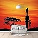 Wandmalerei auf Leinwand Fotos Prints Abstracts Abstracts Rot Selbstklebender Aufkleber Familie Wohnzimmer Schlafzi 3d Tapete Wanddekoration fototapete wandbild Schlafzimmer Wohnzimmer-300cm×210cm