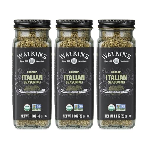Image of Watkins Organic Italian Seasoning, 1.1 Ounce, 3 Count