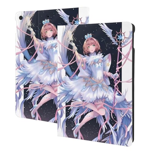 Compatible with カードキャプターさくら iPad Pro ケース 2024 13インチ(最新型) iPad Pro 13インチ ケース タブレットケース Ipad pro タブレット ケース PUレザー 二つ折スタンド 角度調整 横置きスタ