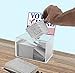 Deflect-o - Caja para sugerencias o propinas (con cierre), transparente