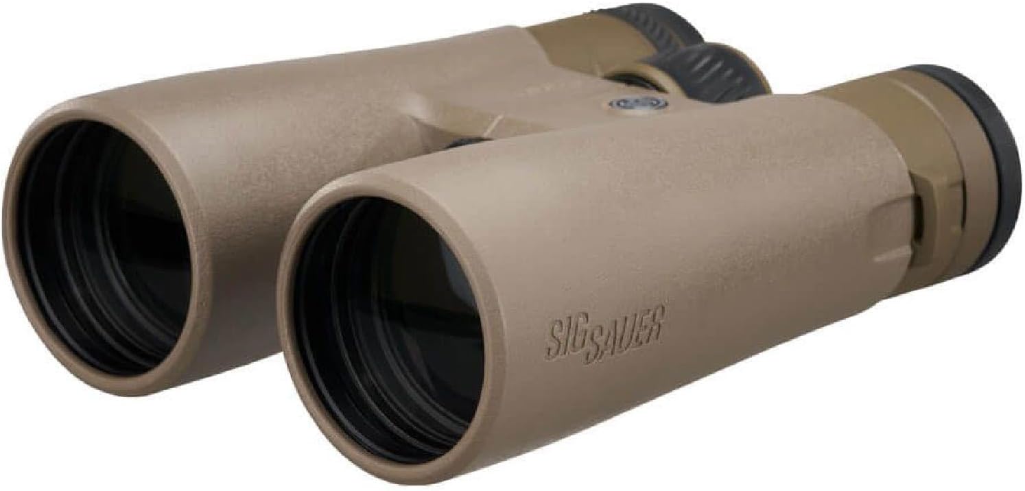 Sig Sauer ZULU4 12x50mm HD Binoculars, Fully Multi-Coated Optics, Closed Bridge, FDE, Waterproof, Fogproof (SOZ40002)