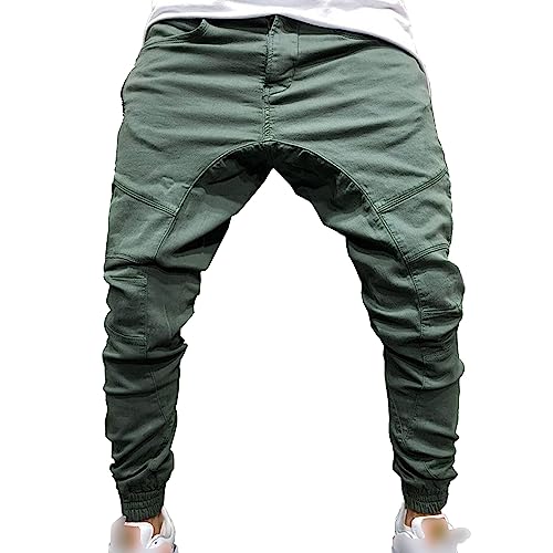 Pantalon de jogging ajusté pour homme avec poche pratique et cordon