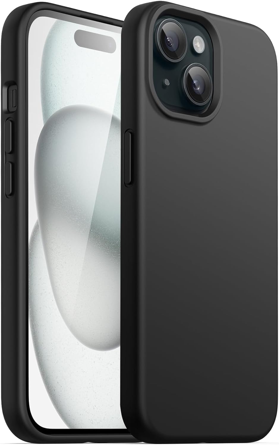 ExpressB® for iPhone 15 Case Cover Matte Finish | Slim Fit Silicone Soft Matte Back Case for iPhone 15 - Black (B0CFVDCL7B) Amazon Price History, Amazon Price Tracker
