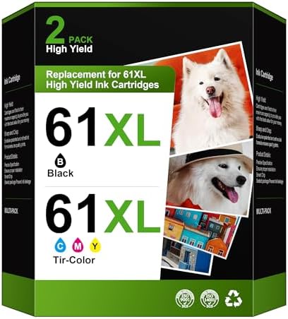 Kit Cartucho De Tinta Compatível Hp 122xl 122 Preto 12ml + Colorido