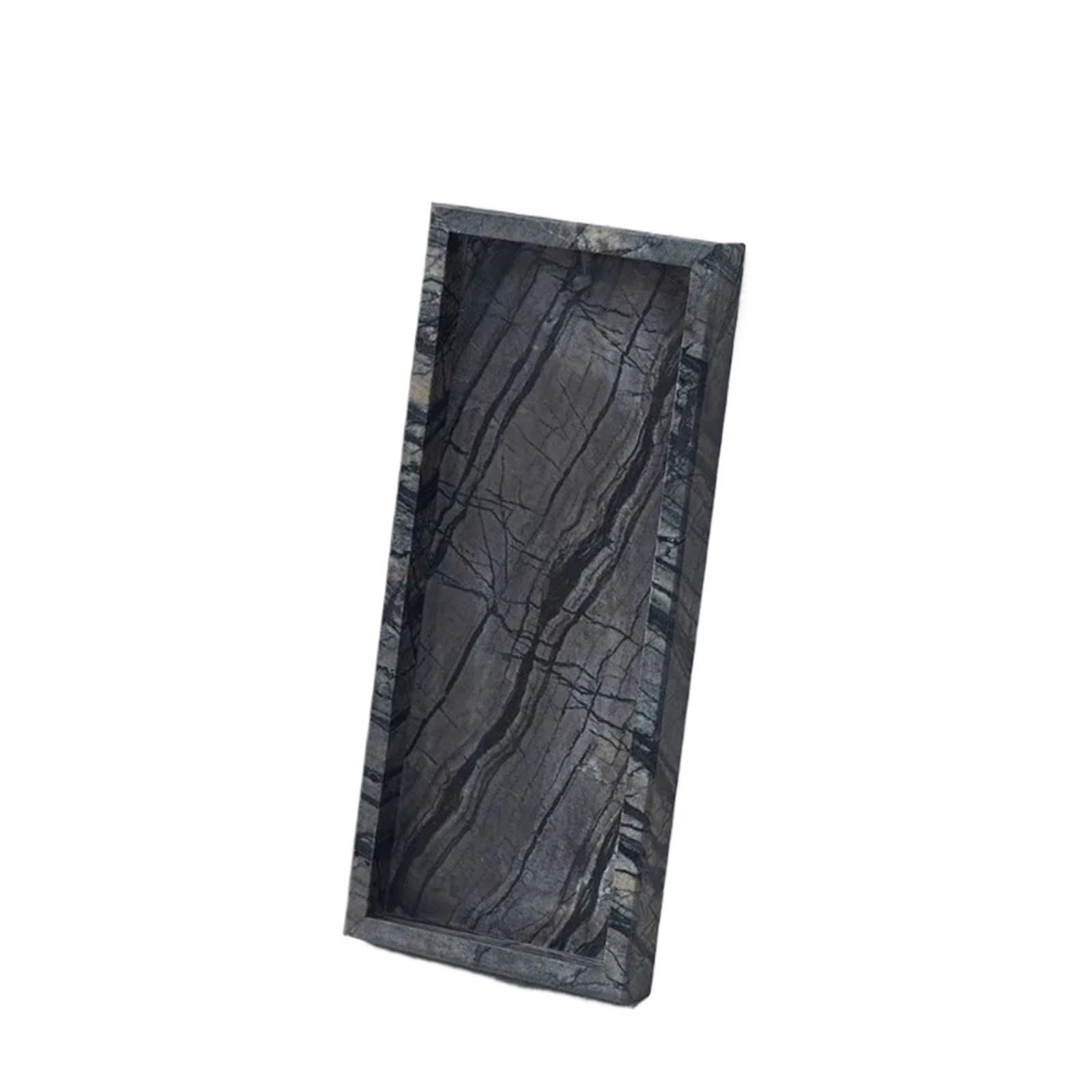 Bathroom Stone Tray Marble Trays Decoration Jewelry Display Tray Bathroom Storage Home(Color4)