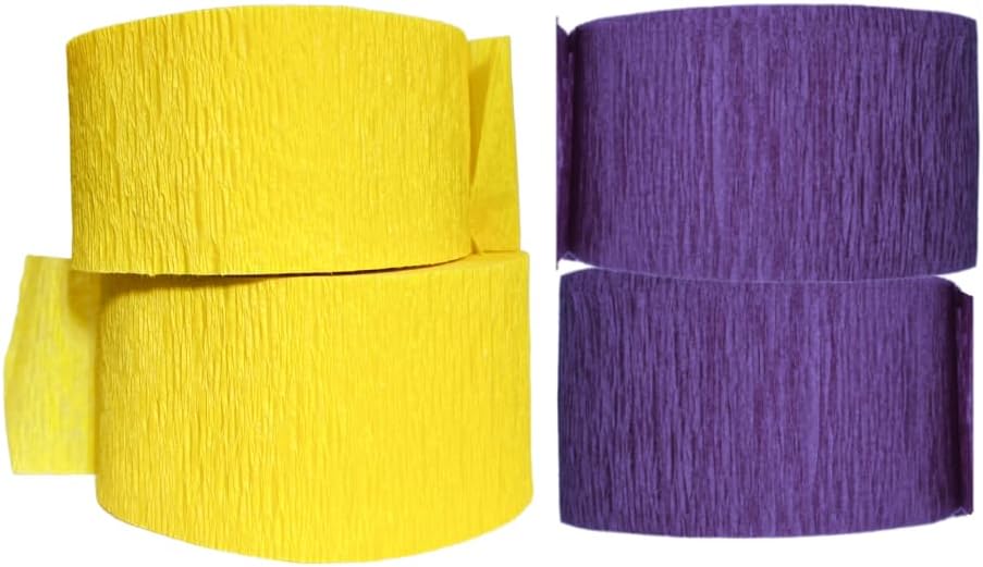 K-Kraft Serpentinas decorativas de papel crepé colgantes hechas en Estados Unidos para cumpleaños, fiestas, vacaciones, escuela, boda, ducha o