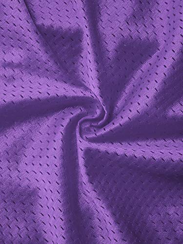 Hat And Beyond Mens Lightweight Basic Mesh Solid Basketball Jersey Workout Fitness Gym Shorts (2X-Large, 1Ihb01_Purple) #TOP3