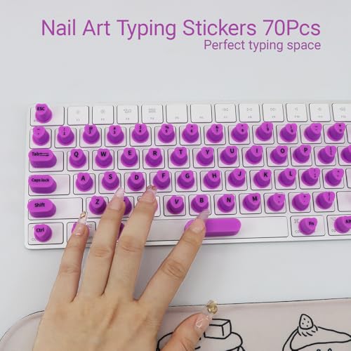 Calcomanías de teclado de PC: el accesorio ideal para teclear con uñas largas 5