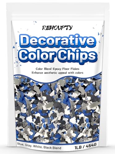 Blend Decorative Color Chips, 3-5MM Epoxy Floor Flakes Chips -
