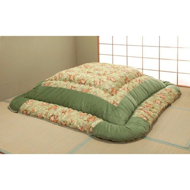 ベロアパッチこたつ掛布団 ロマリア 205×315cm グリーン Amazon｜ベロアパッチこたつ布団 ロマリア 205×315cm グリーン｜こたつ