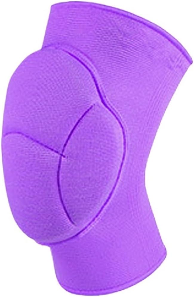Knee Pads Thick Sponge Anti-Slip Collision Avoidance Knee Sleeve Football Jogging Wrestling Basketball Volleyball(Green,S)