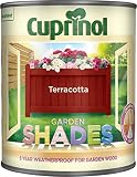 CUPRNOL 5092559 Garden Shades Exterior Woodcare, Terracotta