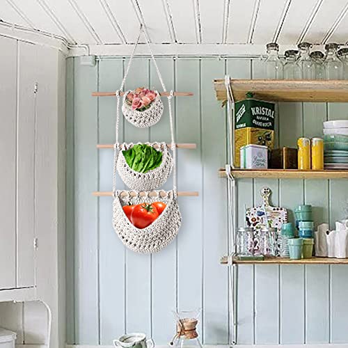 Weppc Macrame Wall Hanging Boho Wall Decor, Tapestry For Bedroom, Living Room, Kitchen Size 18''W * 36''H (Large) #TOP6