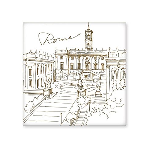 Céramique motif bisque Rome Fontana di Trevi pour carreaux de salle de bains