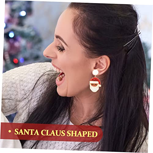 Boucles d'oreilles Père Noël pour illuminer vos repas de fêtes