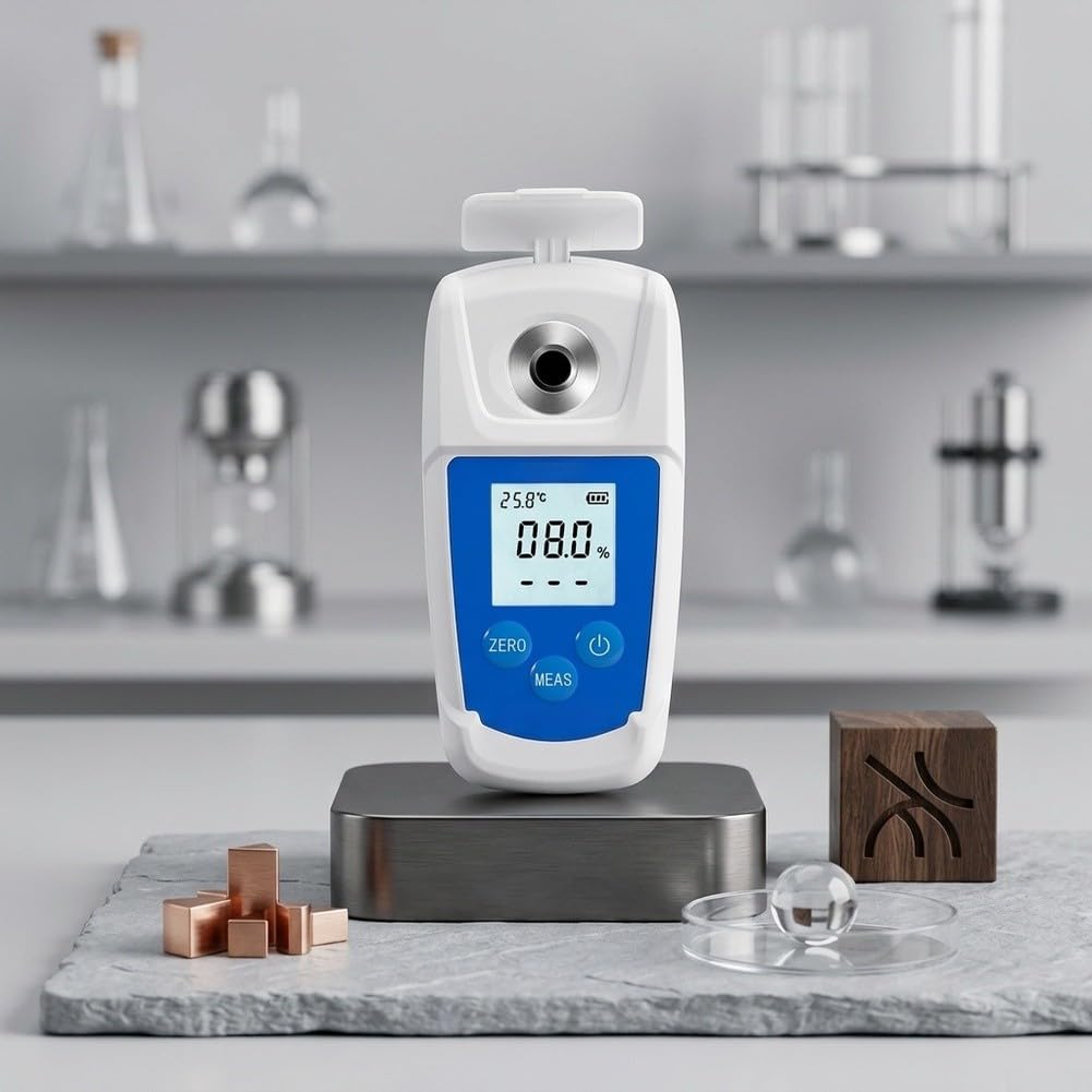 Refractómetro Portátil para Jugos Vino y Cerveza(0-55% Standard Model)