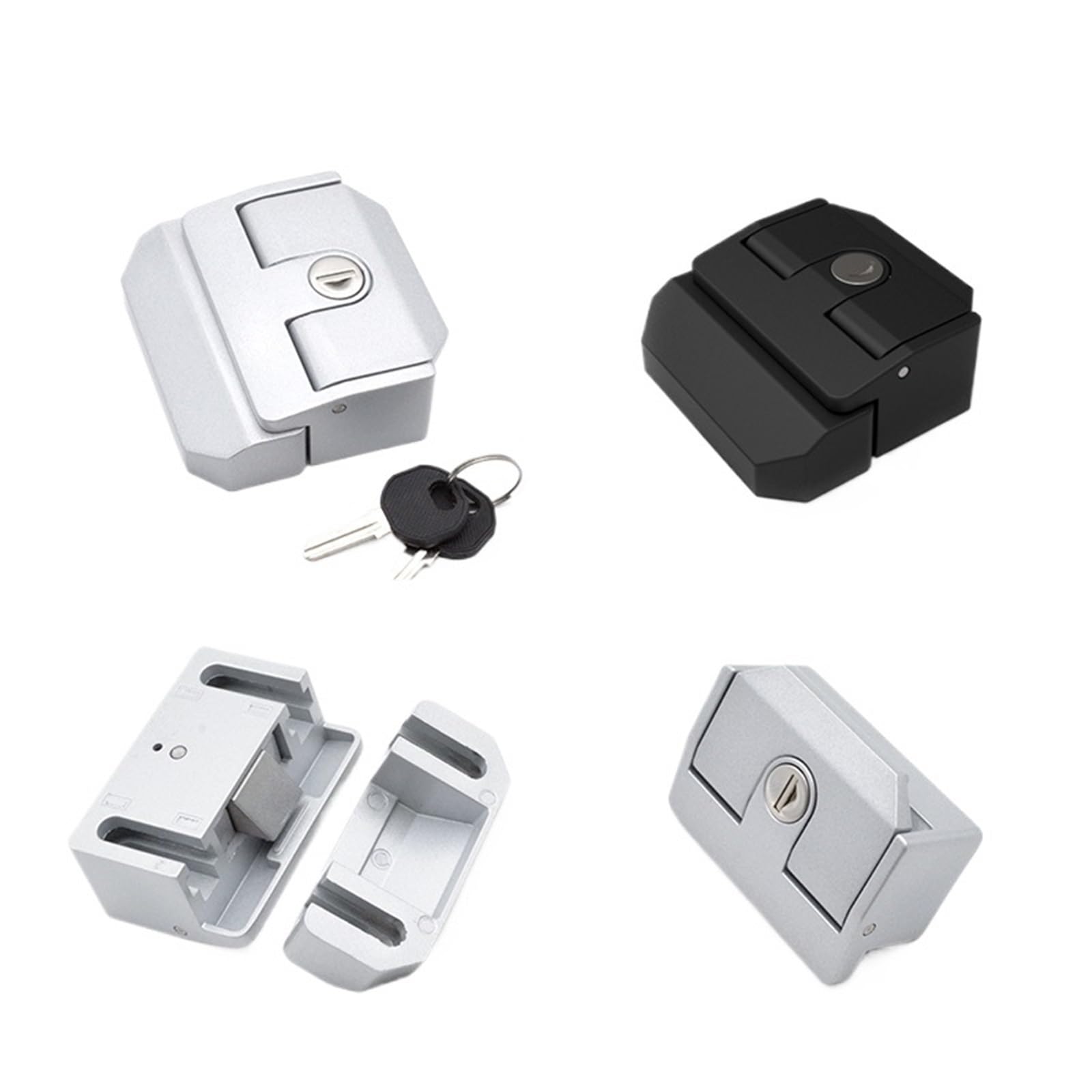 Serrure de porte MS901-1 en alliage de zinc pour clôture en fer et boîte à outils