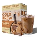 Toffee Coffee Roasters Vanilla Cold Brew Bags | Free Mason Jar | Easy Brew | Pack of 12 | 100% Arabica | Makes 48 Cups gallery image