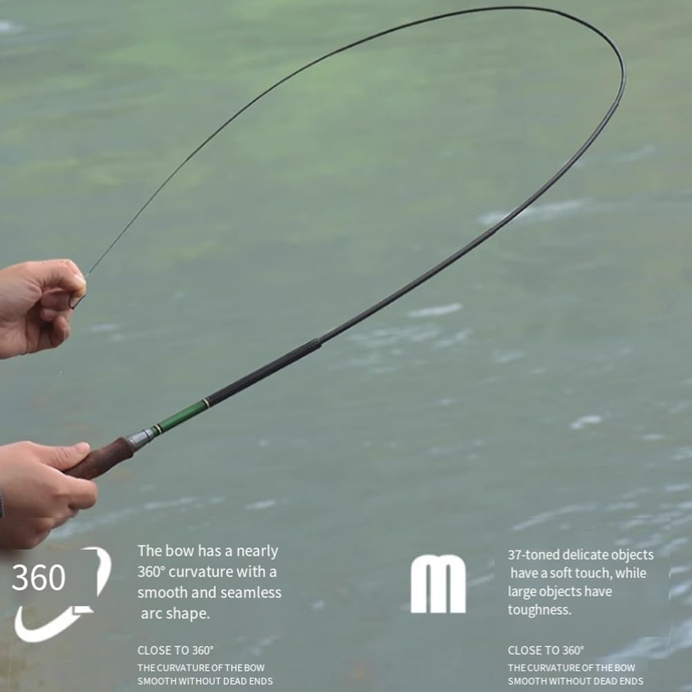 Pour Ultra-Compact, Pour Mini Canne à Pêche 12M-18m Léger En Fibre De Carbone Voyage Pole Portable 28Cm Stockage Sensible, Pour Poche Pêche Vert