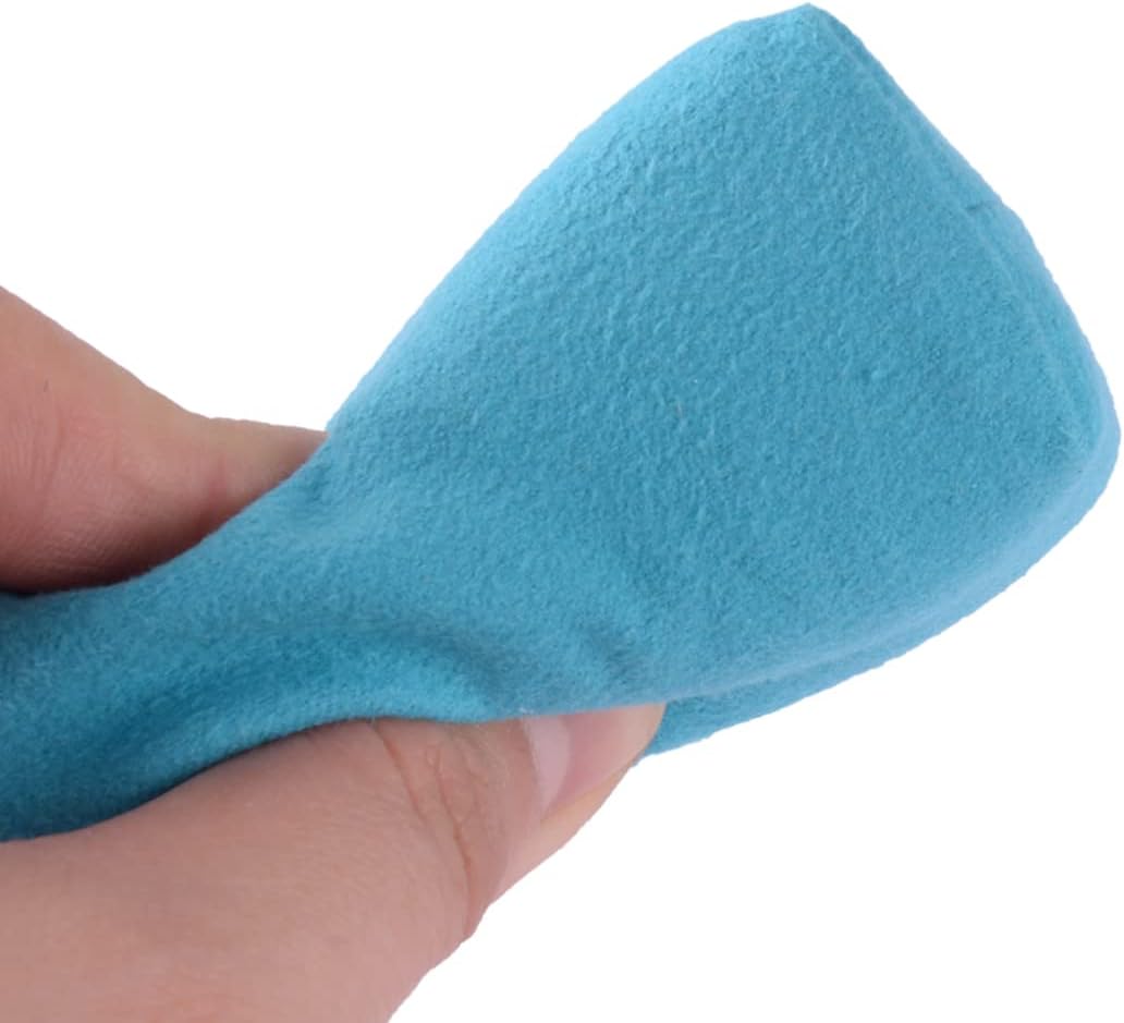 beler 10Pcs Auto Car Detailing High Density Polishing Cleaner Suede Sponge Applicator