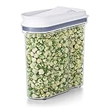 OXO Good Grips Mini All Purpose Dispenser – 1.2 Qt for Nuts and More,Clear,1.2 Qt - Nuts