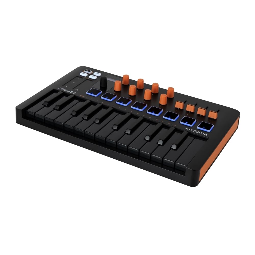 Amazon.com: Arturia MiniLab 3 Compact MIDI Keyboard and Pad