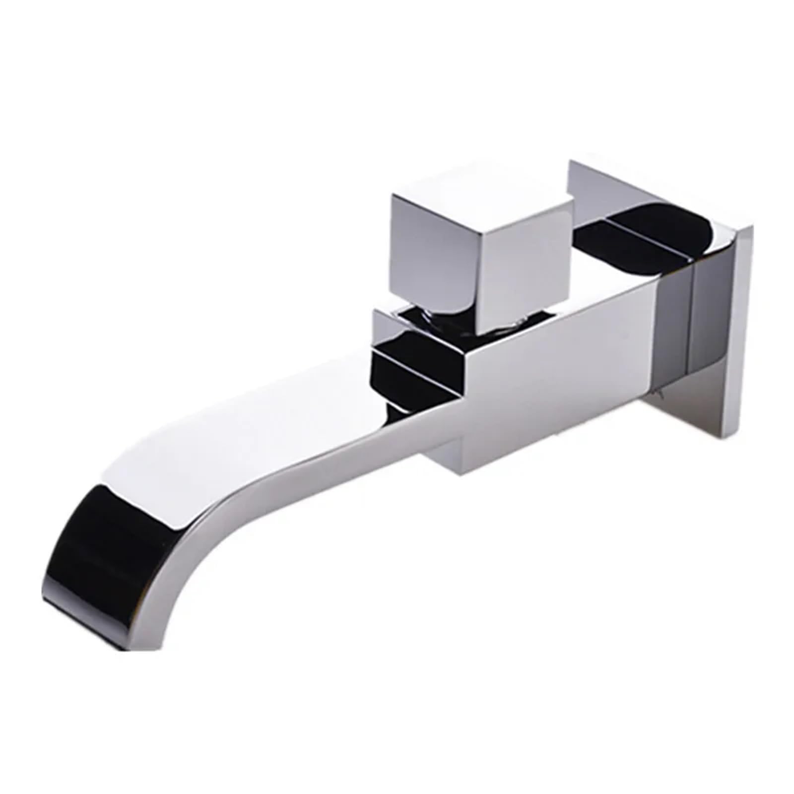 Robinet de lavabo mural monotrou eau froide pour cuisine et salle de bain