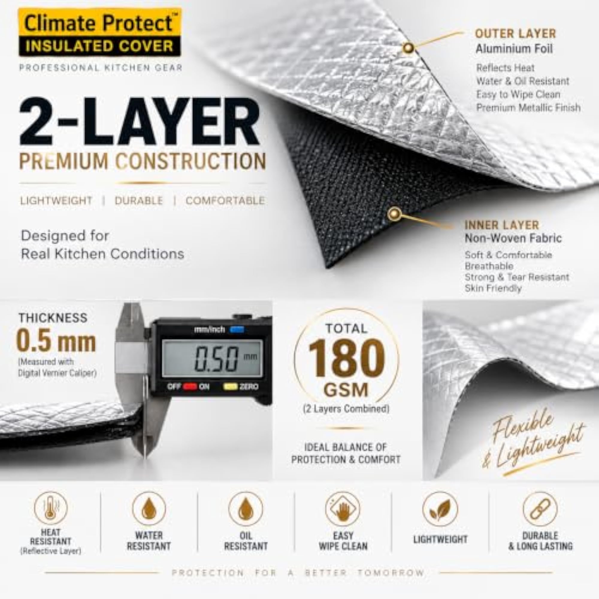 Climate Protect Insulated 2 Layer Multipurpose Apron