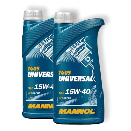 MANNOL Universal 15W-40 API SG/CD Motorenöl, 1 Liter