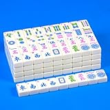 YANMEIYA American Mahjong Set 166 Mahjong Tile Set American Mahjong Game Set 1.2-inch Mahjong Set