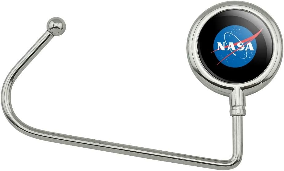 GRAPHICS & MORE NASA Official Meatball Logo Purse Bag Hanger Holder Hook