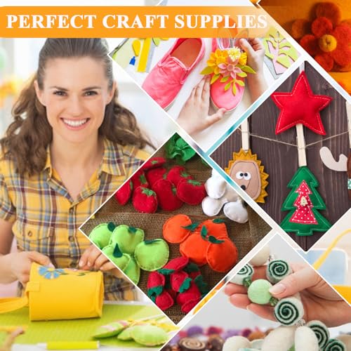 Premium White Felt Fabric 36" x 36" - 1.6mm Thick Soft and Durable Craft Material for DIY Projects, Sewing, and Home Decor 8 Premium White Felt Fabric 36" x 36" - 1.6mm Thick Soft and Durable Craft Material for DIY Projects, Sewing, and Home Decor - Image 7