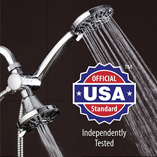AquaDance Total Chrome Premium High Pressure 48-setting 3-Way Combo for The Best of Both Worlds – Enjoy Luxurious 6-setting Rain Shower Head and 6-Setting Hand Held Shower Separately or Together - Image 4