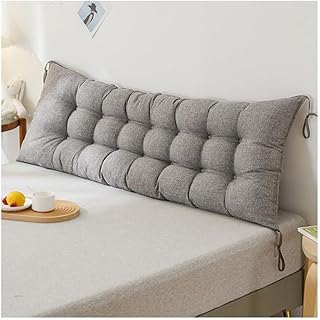 ELYSYSRL Cojín de Respaldo para Cama sofá Respaldo cojín Lumbar Cabezal de Lectura cojín de Pared cojín de Apoyo cojín de Asiento (Color : #1, Size : 90x45cm)