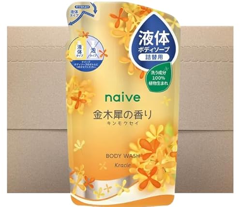ナイーブ ボディソープ 金木犀の香り 詰替用 360mL 液体タイプ AOBOX