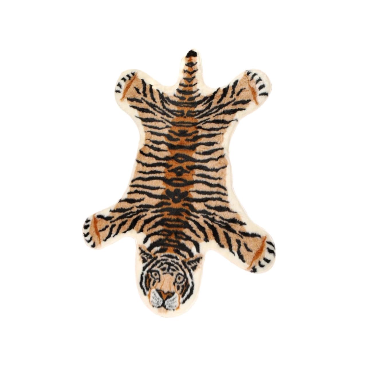 Tapis de sol tigre antidérapant et confortable BESPORTBLE pour la salle de bain
