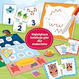 Lisciani - Carotina Baby - Pakiet 60 gier - Zajęcia edukacyjne dla dzieci od 2 lat - Bingo, Puzzle, logiczne skojarzenia, notatki, zestawy do rysowania - Puzzle edukacyjne - Nauka i zabawa