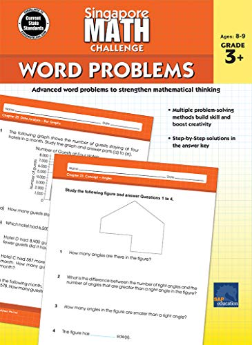 Télécharger Singapore Math Challenge Word Problems Grade 3+ Livre eBook France