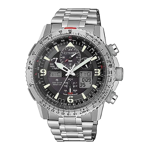 Citizen Quartz Watch Radio Controlled, Eco Drive, Black, 20 ATM