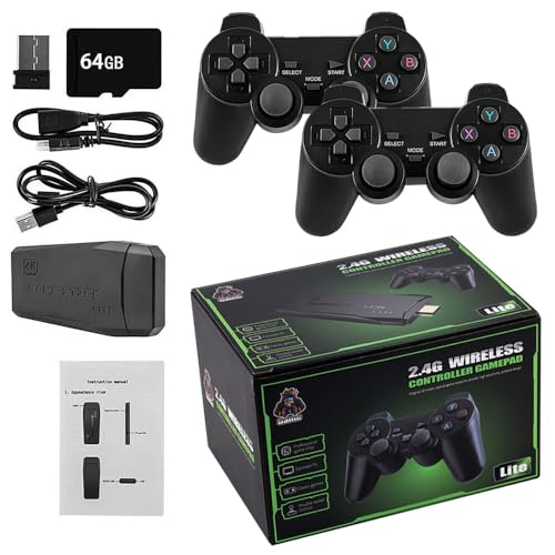 M8 Retro Konsole Spielkonsole, über 20.000 Spiele, mit 2 drahtlosen Spielcontrollern, perfekte Spielgeschenke für Jungen und Erwachsene (64G) M8 Retro Konsole Spielkonsole, über 20.000 Spiele, mit 2 drahtlosen Spielcontrollern, perfekte Spielgeschenke für Jungen und Erwachsene (64G)