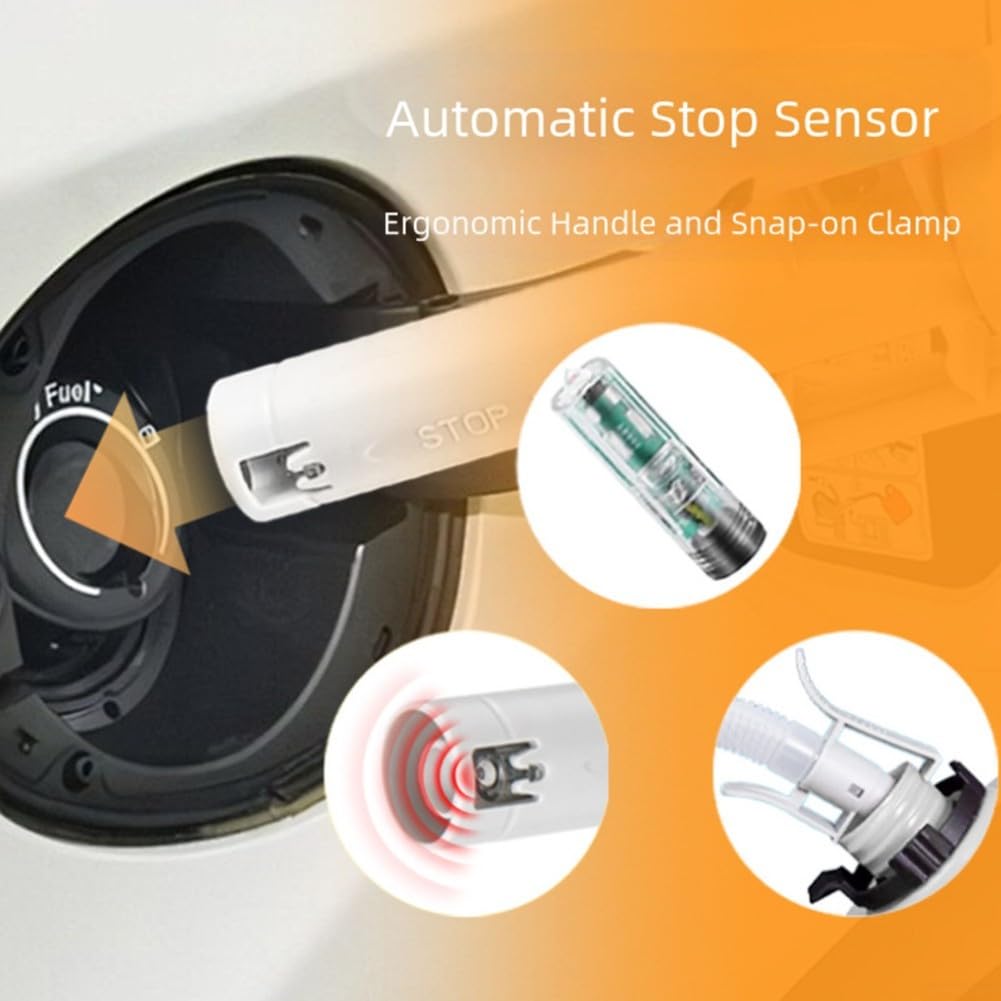 Pompa Carburante 12L/min Arresto Auto Pompa Carburante 12L/min | Arresto , sensore sicurezza, previene fuoriuscite, 12L/min flusso, ideale diesel