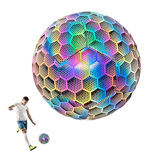 光るサッカーボール 5号球 ナイトマッチ ライトアップ サッカーボール 暗闇で光る フリースタイル フットサル 空気入れポンプ付