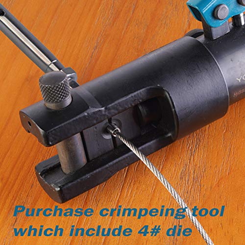 Deck Man T316-Stainless Steel Adjustable Angle 1/8" Cable Railing Kit/Hardware For Wood Post，Marine Grade (30 Pack) #TOP4