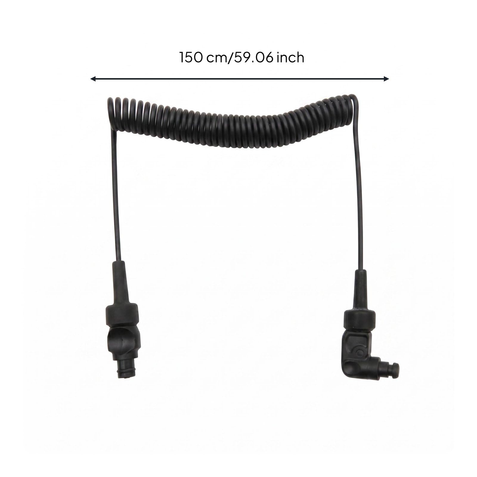 Cavo Flash Subacqueo Fibra Ottica Raccordo Fotografico Connettore Impermeabile Illuminazione Scatto Stabile Attrezzatura, Cavo A Spirale 630 Core con Testa Dritta E Testa A L