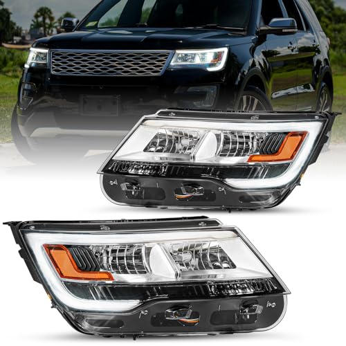 JSBOYAT Headlight Assembly Fit for 2016 to 2019 Ford Explorer