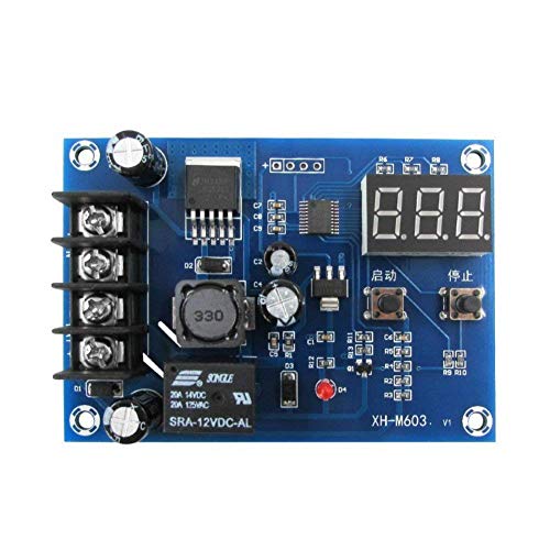 DollaTek Módulo de Control de Carga 12-24V Junta de Protección para Batería de Plomo y Litio