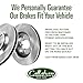 Callahan Brake Parts Brake Kit for Mazda 2 2011-2014 Front Replacement Brake Rotors with Ceramic Brake Pads CLHCKO113707