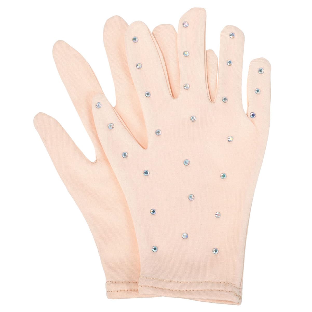 BCOATH 1 Pair Ice Skating Gloves Ice Skating Dance Gloves Ladies Evening Gloves Dance Party Gloves Girl Figure Skating Costume Gloves Stage Gloves for Performance Dance Mitts Khaki