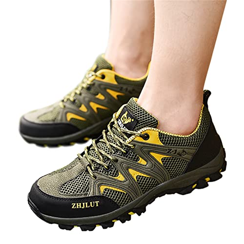 Chaussures de randonnée légères à lacets avec semelle antidérapante